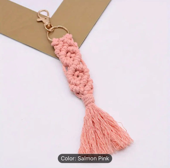 Braided keychain