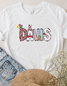 Dr. Seuss name tee