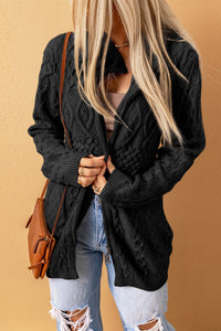 Black sweater cardigan