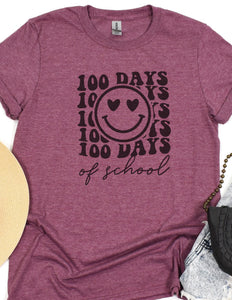 100 days of school tee