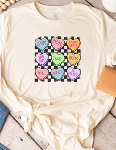 Conversation heart tee