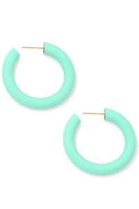 half circle earring