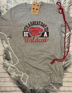 Short sleeve "It's A Great Day to be a Wildcat" tee