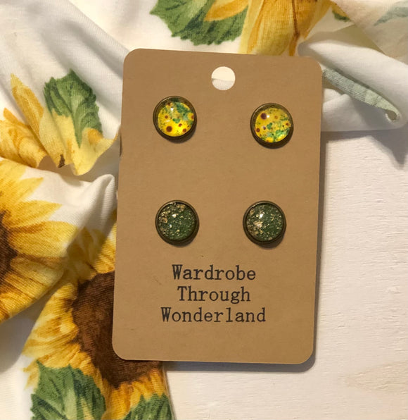 Sunflower and green set