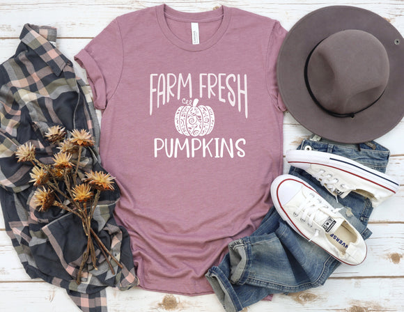 Farm fresh pumpkins tee