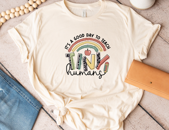 Teach tiny humans tee