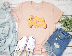 Just peachy tee