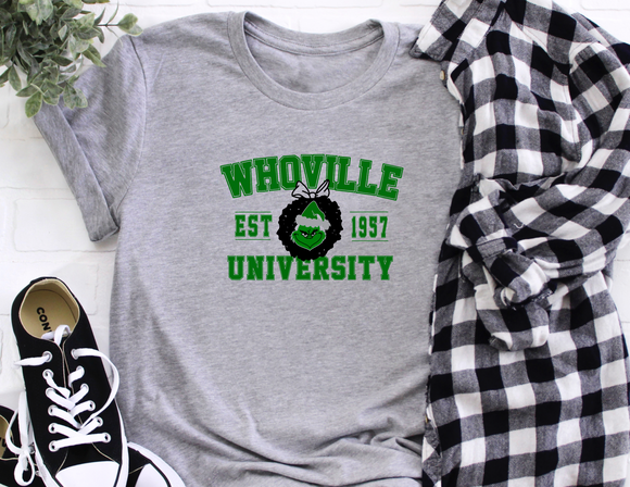 Grinch university tee