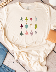 Christmas trees tee