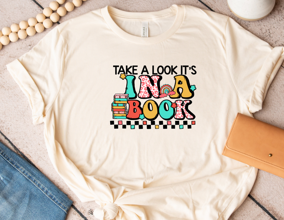 Reading rainbow tee